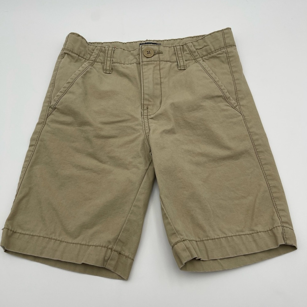 OshKosh B'gosh Boys Khaki Flat Front Shorts Size 7